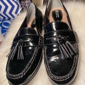 Comfortable black loafers